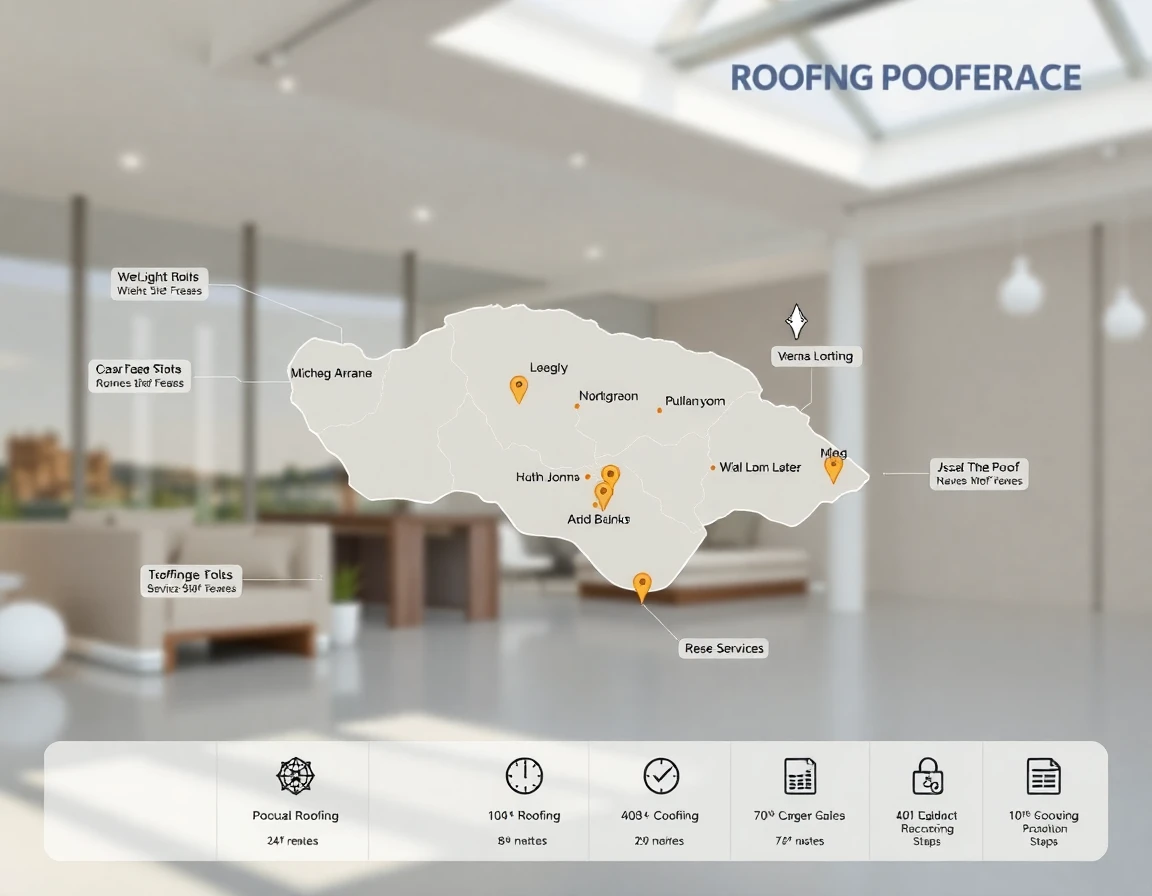 Roofing Service Areas Map